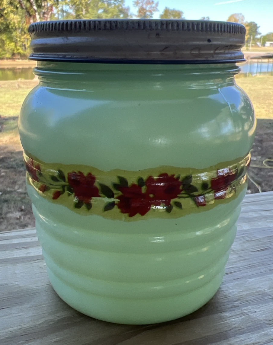 Anchor Hocking Fire King Grease Jar Glass for sale | eBay