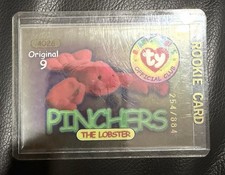 Pinchers the Lobster - 1998 Ty Beanie Babies Series 1 6 Chase Silver /884