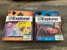 Leapfrog Learning Games Lot Of 2 New In Boxes Reading Math Disney Cars