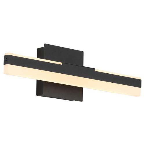 LED Vanity Light Matte Black Modern Bathroom Vanity Light Fixtures Wall Mount...