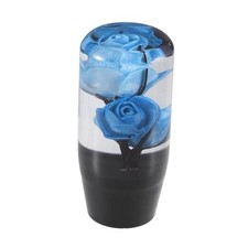 Universal Rose Flower Car Gear Shift Knob, Manual Automatic Stick 10cm Blue