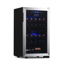 Newair NWC028SS01-RB Dual Zone Wine Fridge with Racks - Certified Refurbished