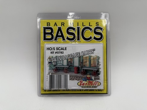 Kit de carros de equipaje gemelos modelo a escala 1:87 HO Barmills Basics #0782 (nuevo) | Zustand: New