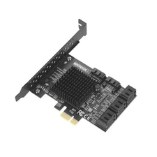 8-Port SATA 3.0 PCI Express Expansion Card PCI-E Controller 6G Adapter for HDDv1
