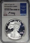 2020-W NGC PR70 ULTRA CAMEO AMERICAN SILVER EAGLE - EDMUND C. MOY - WG6