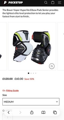 Bauer Vapor Hyperlite Hockey elbow pads 