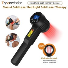 8W Red Laser Therapy Cold Laser Therapy for Deep Tissue Treatment 808nm 650nm