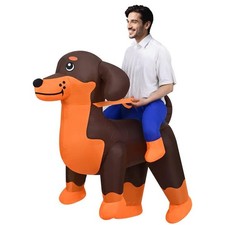 Dog Inflatable Costume Adult, Dachshund Halloween Costumes for Cosplay Themed...