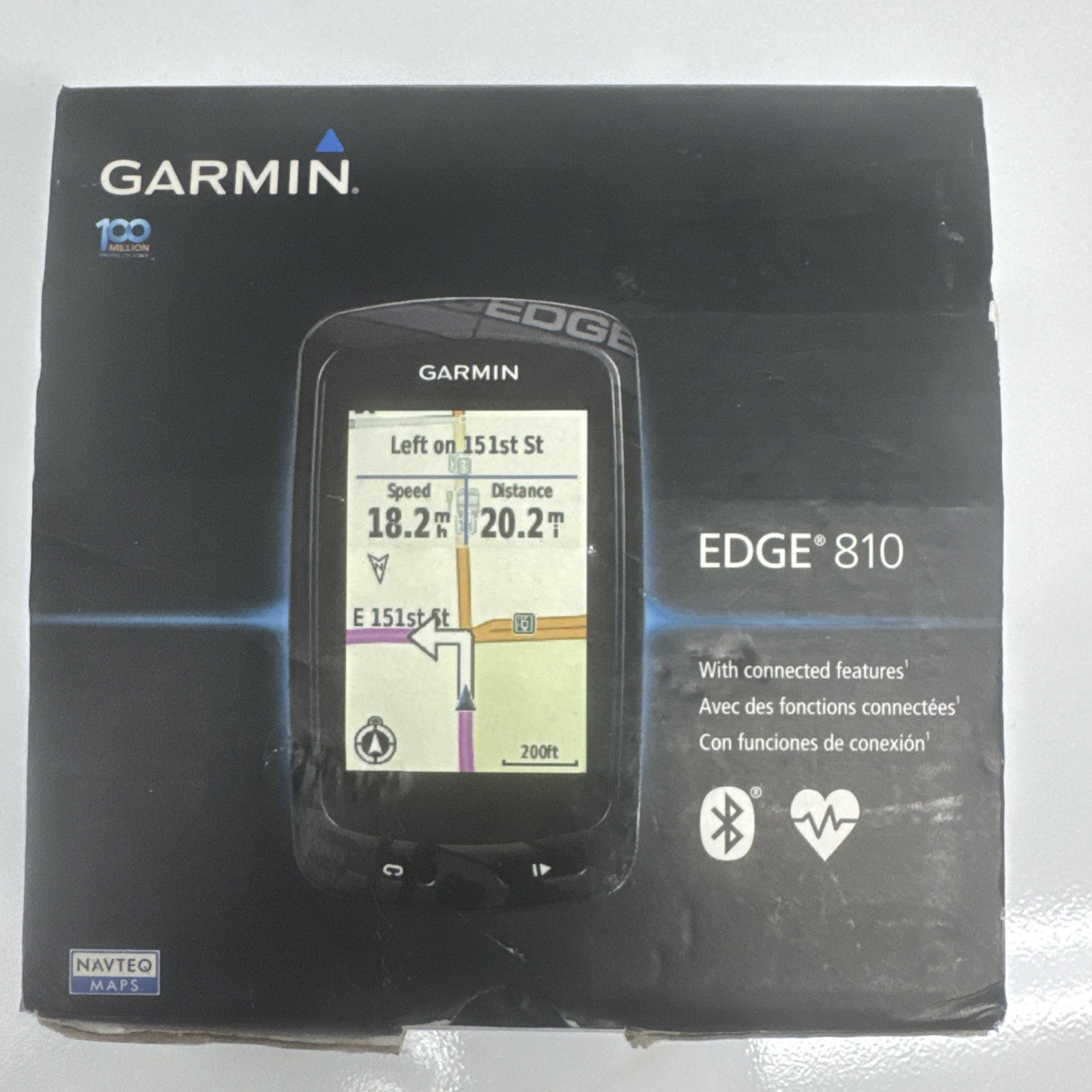 Garmin Edge 810 GPS Cycling Computer Touchscreen - New Old Stock -