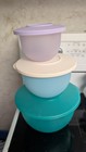 Tupperware Impressions Bowls 2.5 Cup,1.3 L, 2.5L w/ Seals — photo 1