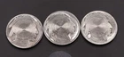 3‑Pack Spiral Engravings on Buffalo Nickels Hand‑Carved - Hypnotic Trio Coin Lot