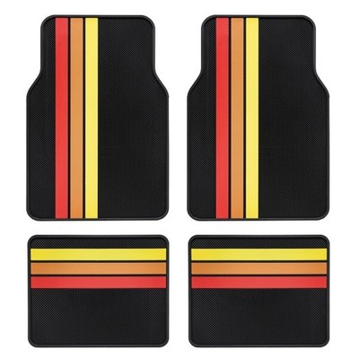 4Pcs Front & Rear Heavy Duty Rubber Car Floor Mats Waterproof,Anti-Slip Compa...