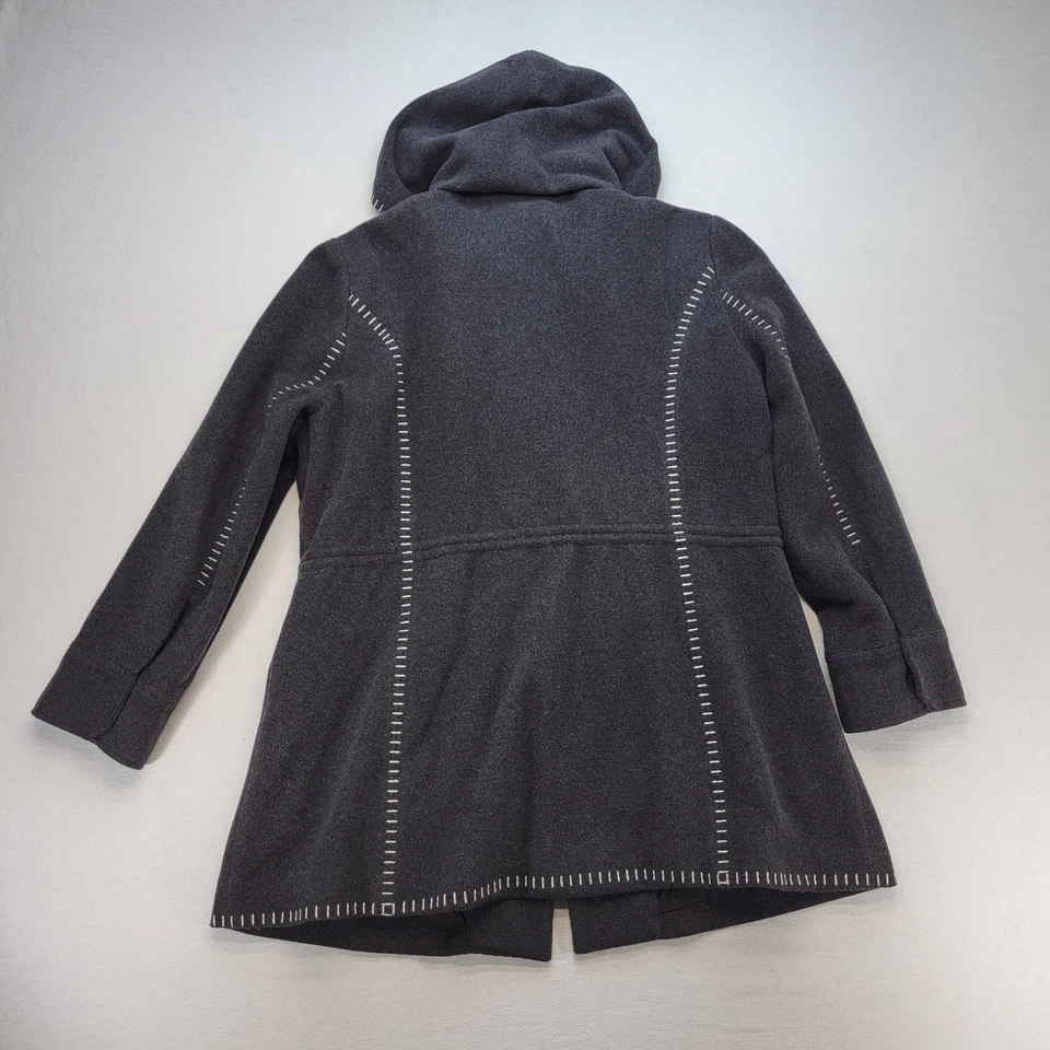 Sundance каталог пальто женщин XL уголь серый шерстяная смесь Southwest - Изображение 4 из 4