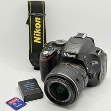 Nikon D5100 Tested 16.2MP DSLR AF-P 18-55mm f/3.5-5.6 VR 4GB SD Card *NO FLASH*