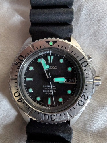 Seiko Prospex SBCZ005 5M63-0B40 Grey Ghost Titanium Kinetic Divers Watch - Picture 18 of 18