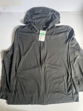 Nike Dri-FIT Hoodie Men  s Size XL Black Full Zip Running Sweatshirt