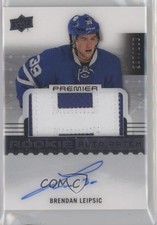 2016-17 Upper Deck Premier Rookie 287/299 Brendan Leipsic #74 Patch Auto 15ok