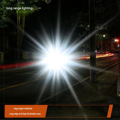 P50 High Power LED Taschenlampe Solar Wiederaufladbar 4500mAh 30W Fluter