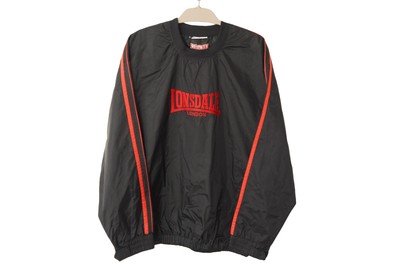 Vintage Lonsdale Anorak Jacket Sweatshirt Crewneck Windbreaker 90s Big Logo XL
