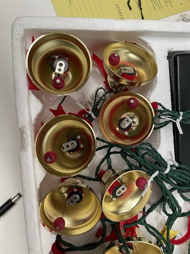 Vintage Ye Merrie Minstrel Caroling Christmas Bells 2 Cartridges AUS200 WORKS - Afbeelding 13 van 15