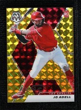 2021 Panini Mosaic Rookie Gold Mosaic Prizm 3/10 Jo Adell #270 04za