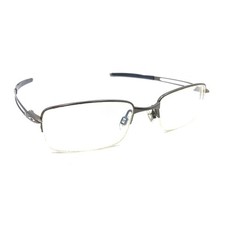 Oakley Frag OX5045-0351 Pewter Brown Titanium Metal Eyeglasses Frames 51-19 140