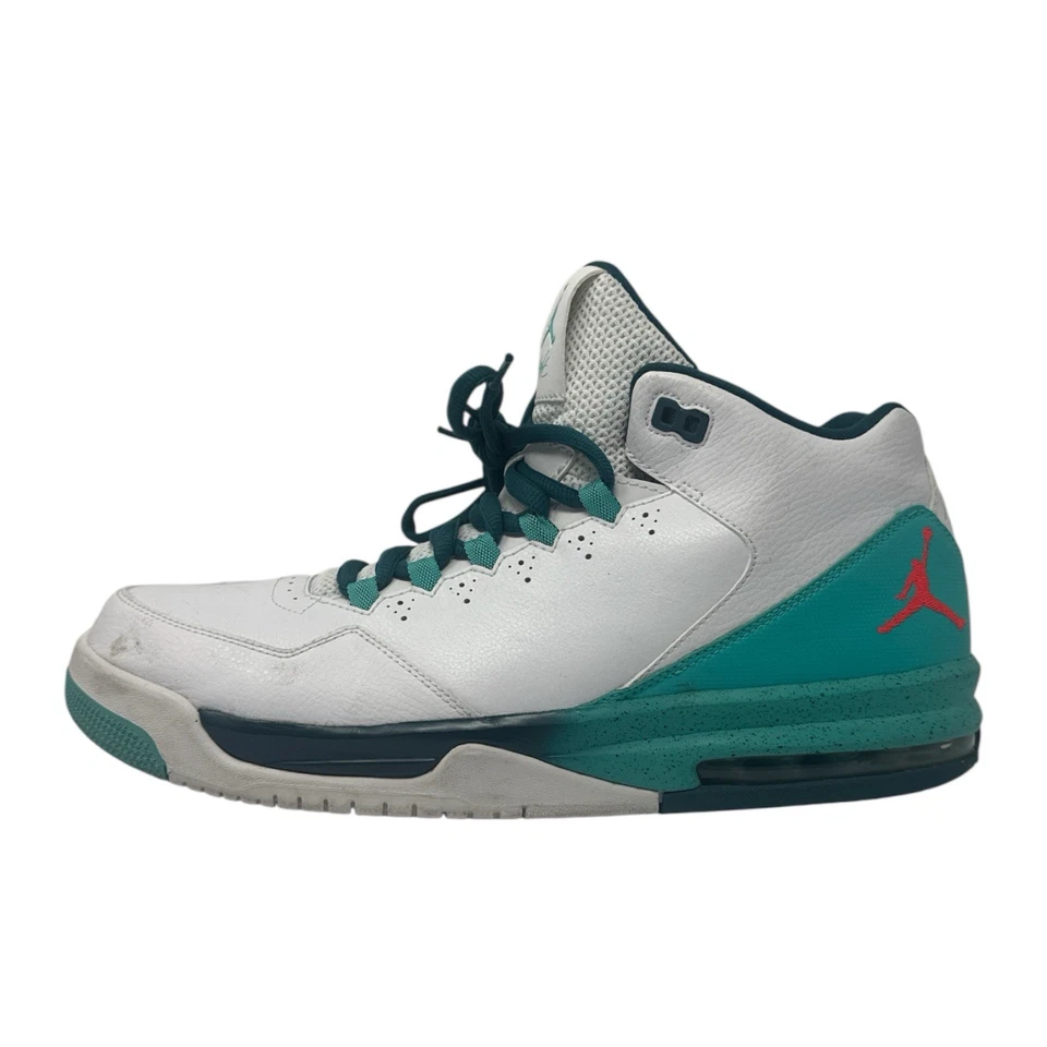 NIKE AIR JORDAN FLIGHT - ORIGIN 2 - AQUA белый бирюзовый 705155-127 - размер 12 - хорошо - Изображение 2 из 4