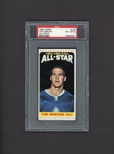1964-65 TOPPS TALLBOYS #105 TIM HORTON AS  SHORT PRINT    PSA 6