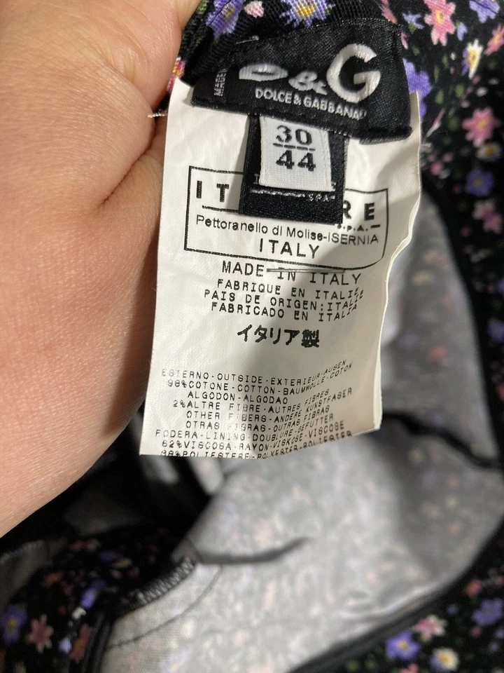 Pantalón DOLCE & GABBANA - W30 L32 - Floral - Excelente Estado - Mujer’s Foto 3 de 4