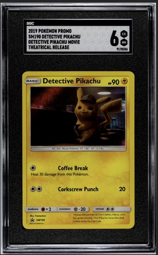 Detective Pikachu graded SGC 6 for sale on eBay