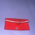 BARBIE DOLL PURSE BAG VINTAGE 1962 DOLL ACCESSORIES RED VELVET #939 BAG ONLY