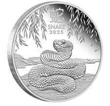 2025 Lunar Series III Year of the Snake 1oz Silver Proof Coin