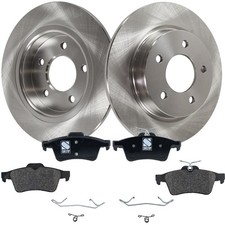 Rear Brake Disc Rotors And Pads Kit For Mazda 3 2004 2005 2006 2007 2008-2013