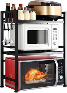 Microwave Shelf Stand 2Tier AUCTION Expandable Microwave Oven Rack Storage