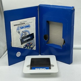 Intellivision Game Lot of 7 w/ Boxes - NFL, MLB, NHL, Skiing, Golf, Bowling +1