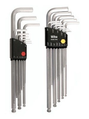 Wiha Ball End Metric & Inch Hex L-Key 22 Pc. Set