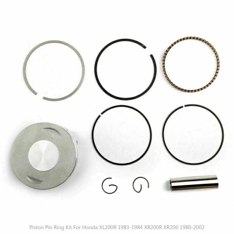 STD 65.50mm 13011-446-811 Piston Kit Fits Honda XL200 XR200R XR200 1980-2002 A1 - Image 3 of 4