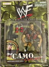 Vtg WWF Road Dogg Jesse James Camo Carnage 1999 Action Figure MISB