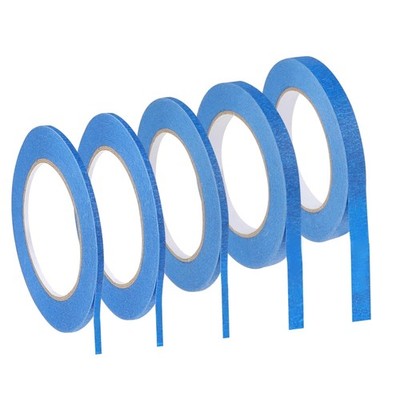 Blaues Fine Line Tape Kreppband Malerband Masking Tape 3 5 10 12 mm 50 m Auto...