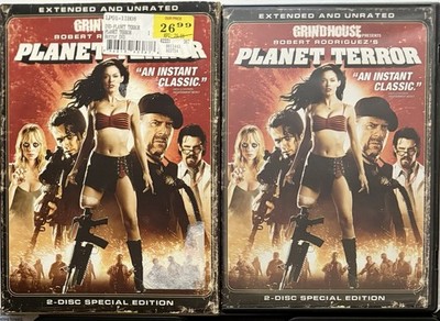 Planet Terror (DVD, 2007, 2-Disc Set, Extended Directors Cut) With Slipcover