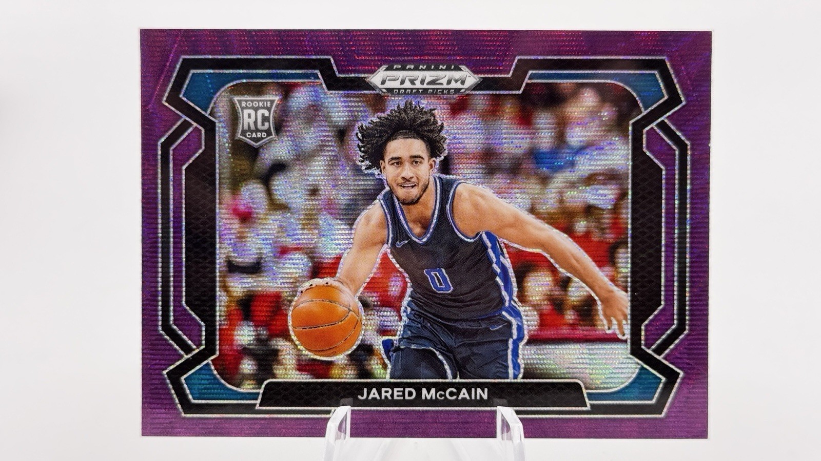 2024 Panini Prizm Draft Picks - Jared McCain #35 Purple Wave Prizm Variations