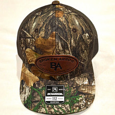 Richardson Trucker Hat Camouflage Multicolor Mesh Back Adjustable One Size