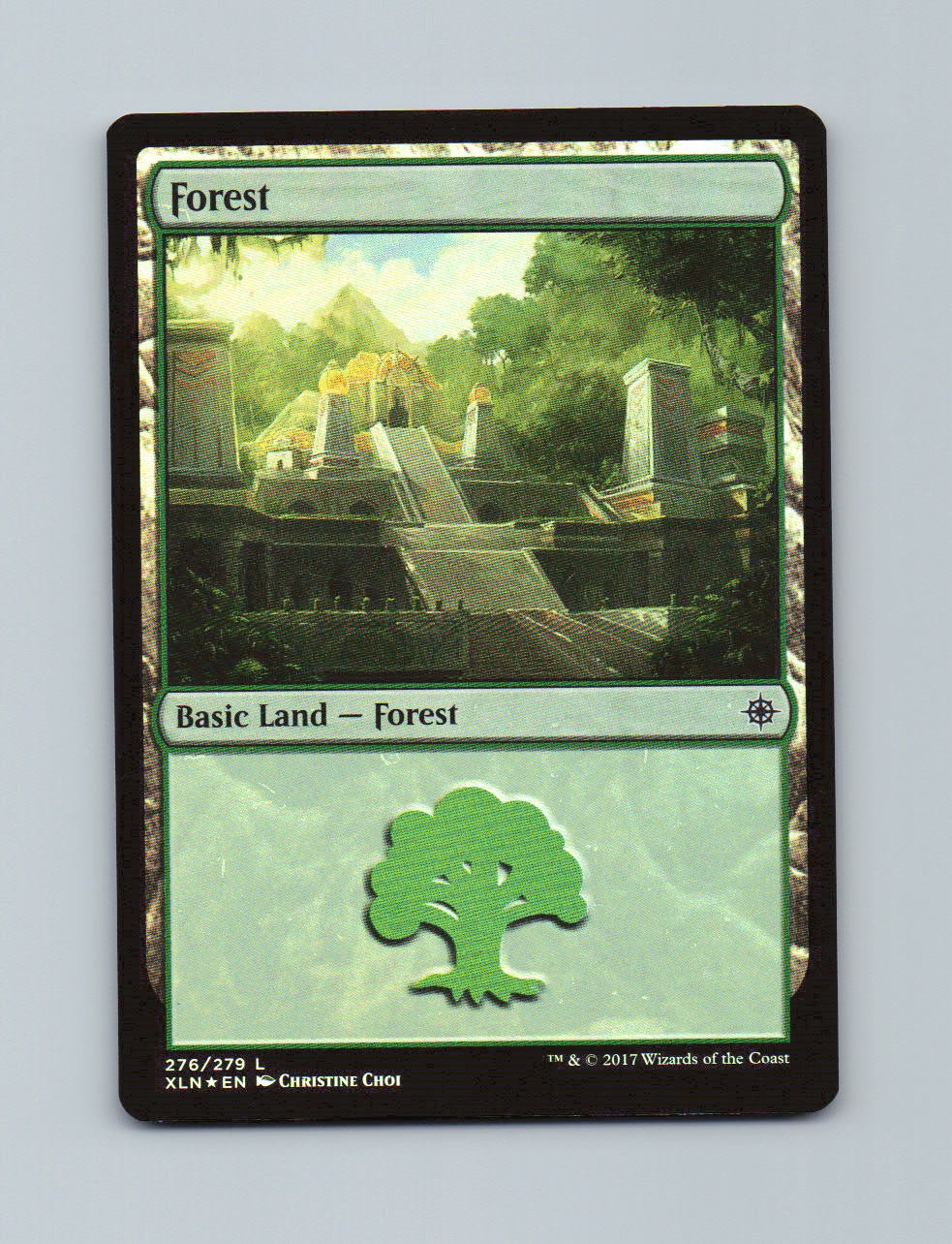 Forest (276) 276 Land Ixalan Magic: The Gathering Foil Near Mint