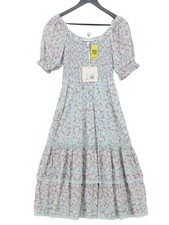 LoveShackFancy A-Line Midi Dress XXS in Blue