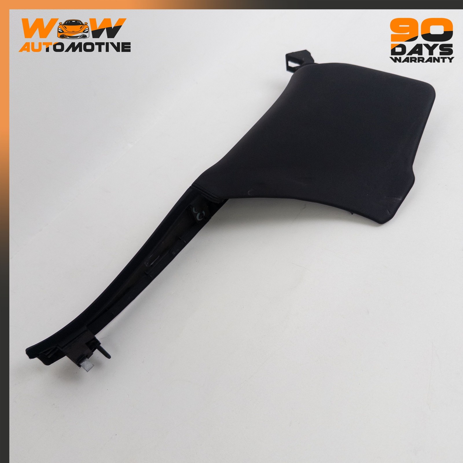 06-13 BENTLEY CONTINENTAL FLYING SPUR FRONT RIGHT LOWER A PILLAR TRIM BLACK OEM