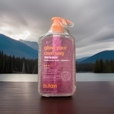 b. tan Glow Your Own Way, Clear Self Tan Gel, Darkest , 16 fl oz 473 ml 