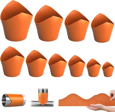 10PCS Pipe Saddle Template Cutting Guide Set for Welding Plumbing Cutting