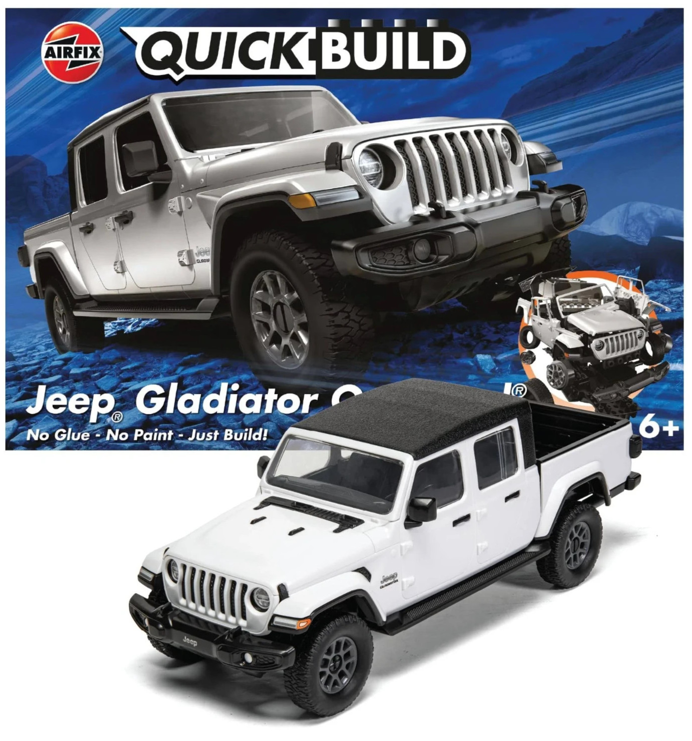 Airfix QUICKBUILD Jeep Gladiator Overland Model Kit