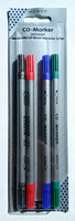 ⭐Cd-Permanent-Marker / 4 Farben / Je DüNn & Breit / Markierstifte / Wasserfest⭐