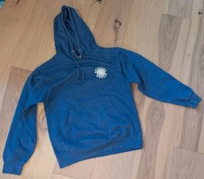Rare Vintage 00s Spitfire Skateboarding Hoodie Size Small Blue Classic Original